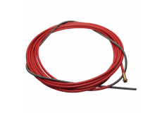 Oceľový bowden červený 2,0 x 4,5 x 4400 mm pre drôt Ø 0,1 - 1,2 mm