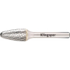 Kužeľová zaoblená fréza s krížovým ozubením z tvrdokovu 3 x 14 x 3 mm HF 100 F Klingspor