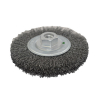 Kotúčová kefa ø 115 x 13 mm vlnitý nerezový drôt 0,30 mm M14 MOST