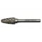 Stromčeková zaoblená fréza z tvrdokovu 10 x 20 x 6 mm MOST PRO Steel Cut RBF tvar F