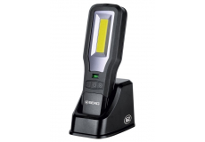 Dielenská LED COB lampa 10 W + nabíjacia stanica, powerbanka BERG