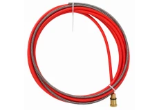 Oceľový bowden červený 4,5 m pre drôt ø 1,2 mm