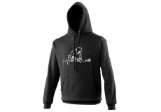 Mikina JH001 College Hoodies dizajn Zvárač čierna XL