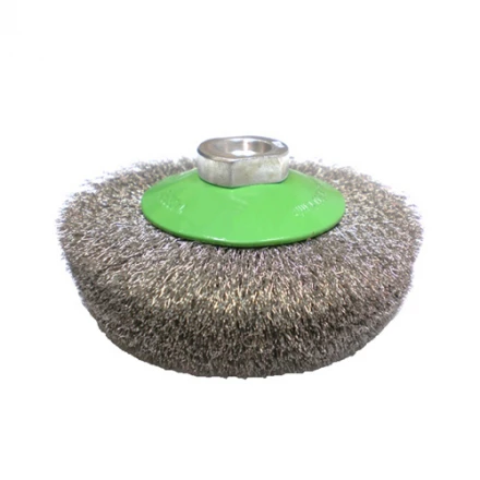 Kotúčová kefa ø 100 x 10 mm vlnitý nerezový drôt 0,30 mm M14 MOST