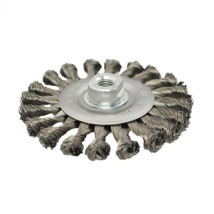 Kotúčová spletaná kefa ø 125 x 13 mm oceľový drôt 0,50 mm M14 MOST
