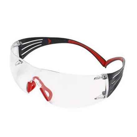 Okuliare 3M SecureFit 400 číre Scotchgard, SF401SGAF-RED