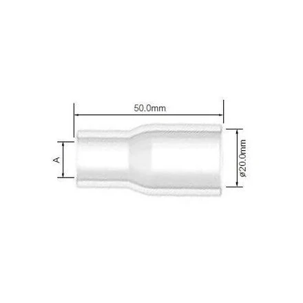 Hubica Quartz č. 8 ø 12/20 x 50 mm arc T2/T3W/T4W ALFA IN