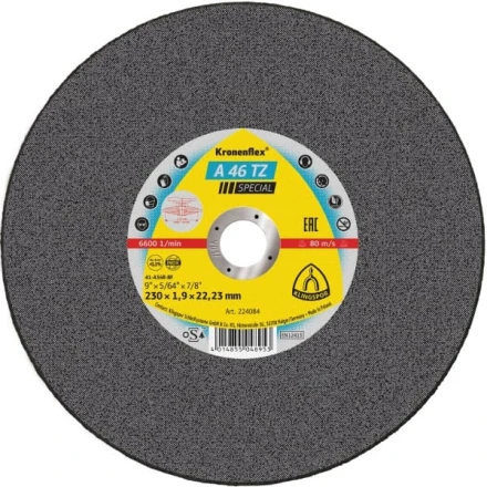 Rezný kotúč 125 x 1,6 x 22,23 mm A 46 TZ Special Kronenflex Klingspor