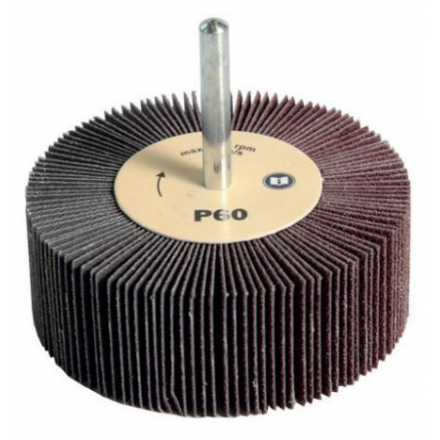 Lamelový kotouč na stopce 25 x 25 x 6 mm zrnitost P60 MOST PT