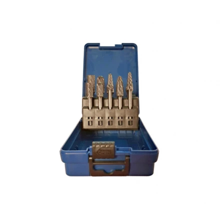 Set tvrdokovových fréz ø 10/12 x 6 mm: B, C, D, F, L STD MOST 10 ks