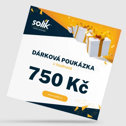 Dárková poukázka 750 Kč