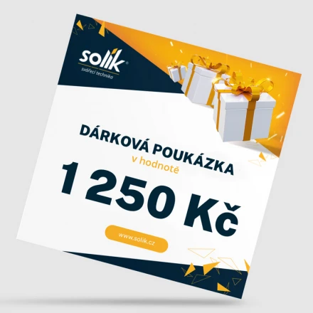 Dárková poukázka 1250 Kč