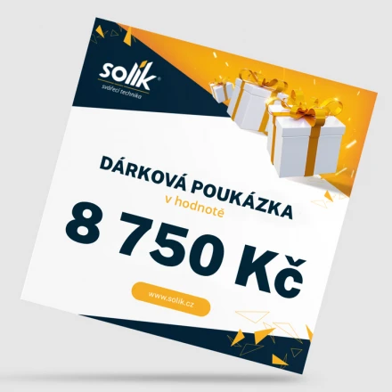 Dárková poukázka 8750 Kč