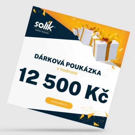 Dárková poukázka 12500 Kč