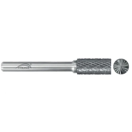 Válcová fréza s čelním ozubením z tvrdokovu 12 x 25 x 6 mm MOST STANDARD ZYA-S tvar B