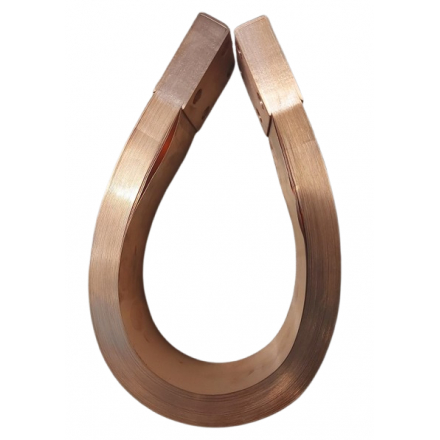 Lamelová měděná propojka 500 x 50 mm, rozteč otvorů 30 mm