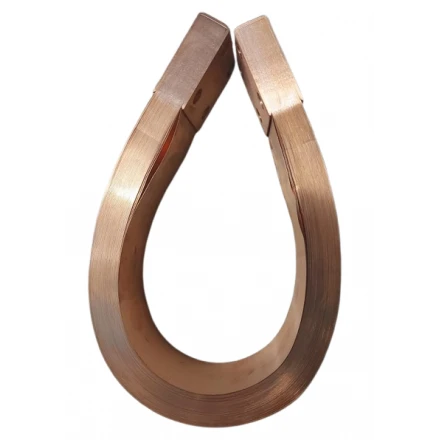 Lamelová měděná propojka 500 x 50 mm, rozteč otvorů 30 mm