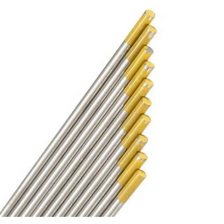 Volfrámová elektróda 1,0 x 175 mm lantánovaná WLa 15 TIG Abicor Binzel zlatá