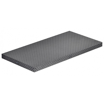 Zvárací stôl 2000 x 1000 x 100 mm bez nôh 3D PROFIEcoLINE systém 16 Demmeler, PE16-01002-500