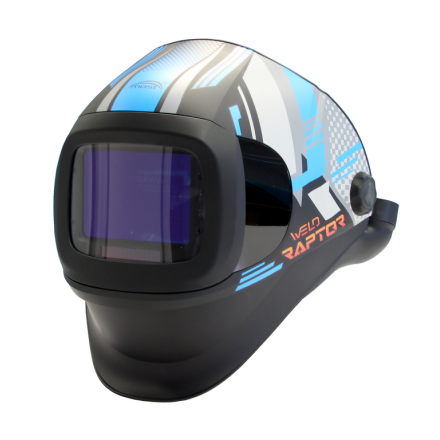 Zváracia kukla MOST WELD RAPTOR AIR techno blue s prípravou na odsávanie