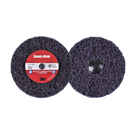 Čistiaci kotúč 125 x 13 x 6 mm Clean and Strip XT Pro XO-ZR S XCRS 3M Scotch-Brite Roloc+, fialový