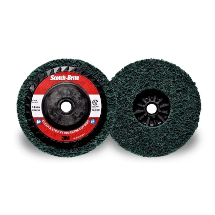 Čistiaci kotúč 125 x 13 x 6 mm Clean and Strip XT Pro Extra Cut XC-ZR A XCRS 3M Scotch-Brite Roloc+, zelený