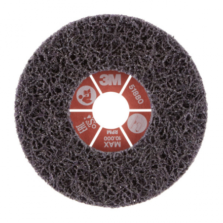 Čistiaci kotúč 115 x 22 mm Clean and Strip XT Pro XO-DB S XCRS 3M Scotch-Brite, fialový, 51880