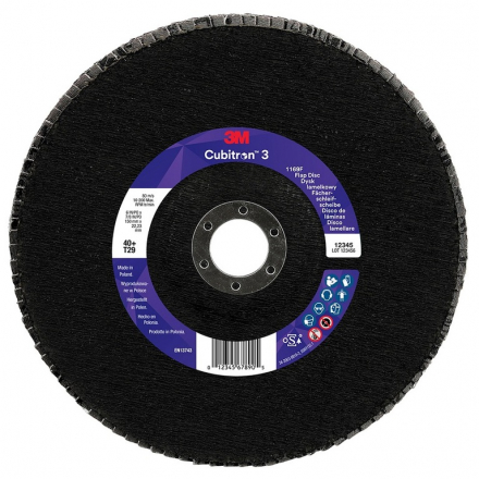 Lamelový kotúč 150 x 22,23 mm zrnitosť 40+ 3M Cubitron 3 1169F typ T29