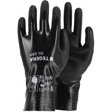 Nitrilové vodotesné rukavice TEGERA Oil Grip 8853 veľkosť 9