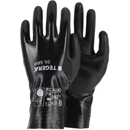 Nitrilové vodotesné rukavice TEGERA Oil Grip 8853 veľkosť 9