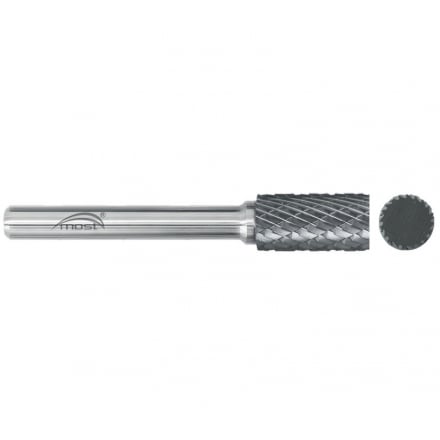 Valcová fréza z tvrdokovu 8 x 20 x 6 mm MOST STANDARD ZYA tvar A