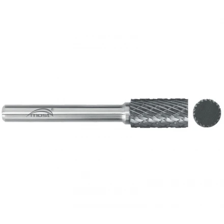 Valcová fréza z tvrdokovu 8 x 20 x 6 mm MOST STANDARD ZYA tvar A