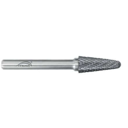 Kužeľová zaoblená fréza z tvrdokovu 12 x 30 x 6 mm MOST STANDARD KEL tvar L
