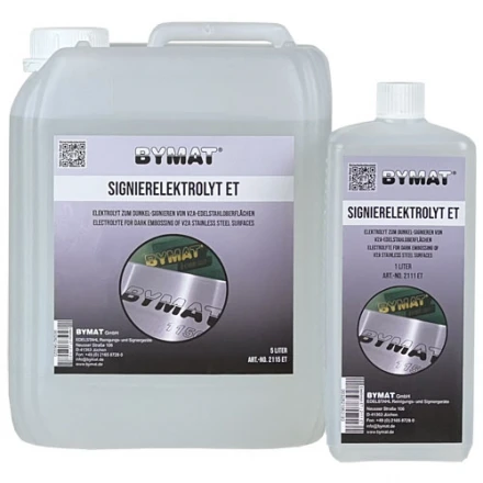 Elektrolyt na tmavé značenie Bymat ET (2111 ET) 1 liter