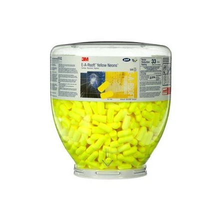 Nádoba se zátkami 3M E-A-Rsoft Yellow Neon PD-01-002, SNR 36 dB, 500 párů