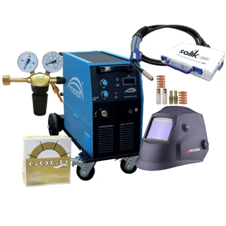 Zvárací set zváračka Fanmig J23 MOST + horák so štartovacou sadou, kukla, RV a zvárací drôt