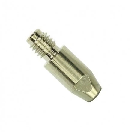 Špička CuCrZr závit M8 dĺžka 30 mm pre drôt 1,0 mm poniklovaná
