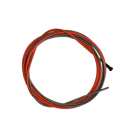 Oceľový bowden červený 2,0 x 4,5 x 5500 mm pre drôt Ø 1,0 - 1,2 mm