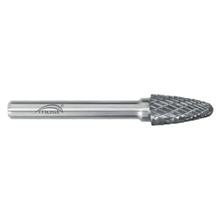Stromčeková fréza so zaoblenou hlavou z tvrdokovu 6 x 19 x 6 mm MOST STANDARD RBF tvar F