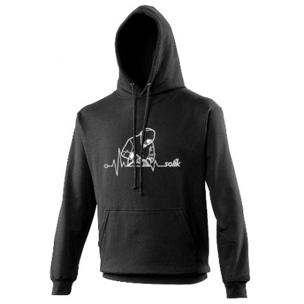 Mikina JH001 College Hoodies dizajn Zvárač čierna XL