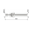 Elektróda dlhá pre horák Parker SCP 60/SCP 40/SCP 25/PT-60/HS-60