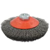 Kotúčová kefa ø 100 x 16 mm vlnitý oceľový drôt 0,30 mm M14 MOST