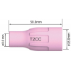 Keramická hubica č. 5 ø 8/18 x 50 mm arc T2/T3W/T4W