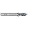 Kužeľová zaoblená fréza z tvrdokovu 10 x 20 x 6 mm MOST STANDARD KEL tvar L