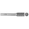 Valcová fréza s čelným ozubením z tvrdokovu 8 x 20 x 6 mm MOST STANDARD ZYA tvar B