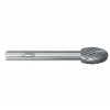 Oválna fréza z tvrdokovu 10 x 16 x 6 mm MOST STANDARD TRE tvar E