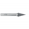 Kužeľová špicatá fréza z tvrdokovu 6 x 20 x 6 mm MOST STANDARD SKM tvar M