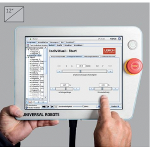 Robotická zváračka Cobot ovládací panel