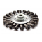 Kotúčová spletaná kefa ø 125 x 13 mm nerezový drôt 0,50 mm M14 MOST