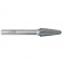 Kužeľová zaoblená fréza z tvrdokovu 12 x 30 x 6 mm MOST STANDARD KEL tvar L